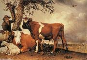 POTTER, Paulus Young Bull USA oil painting artist
